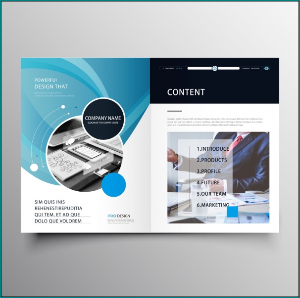 Company Brochure Template Example