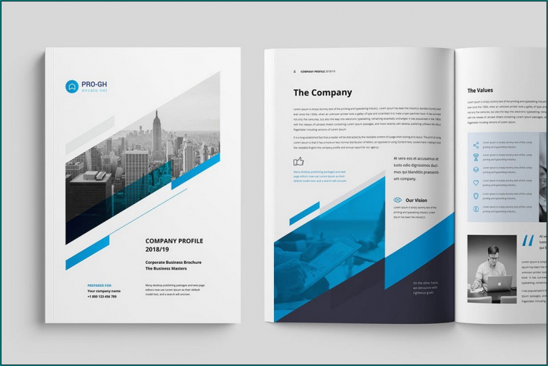 Company Brochure Template Sample