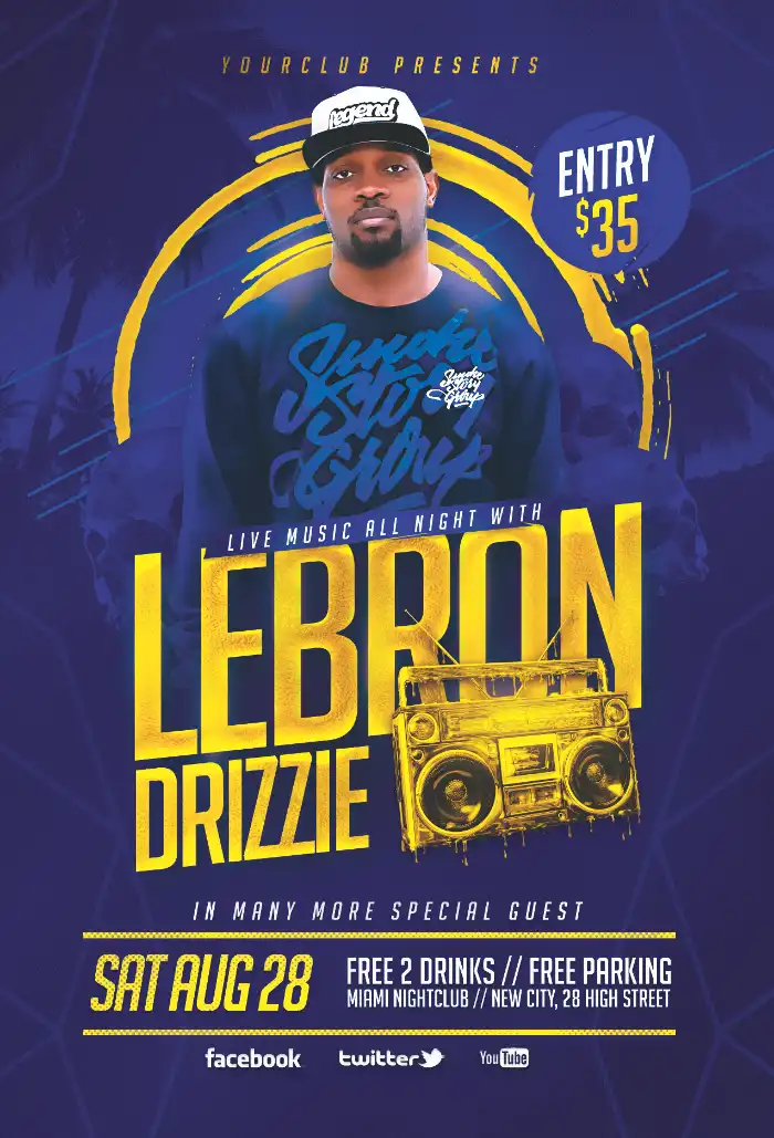 Event Flyer Template Example