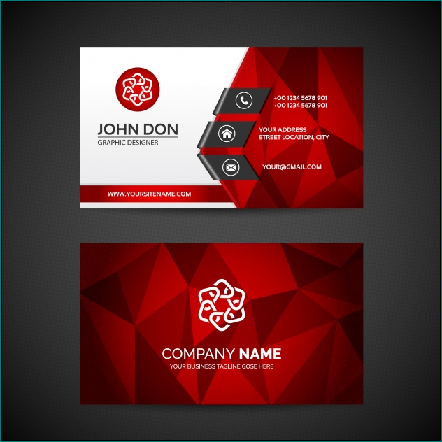 Name Card Template Sample