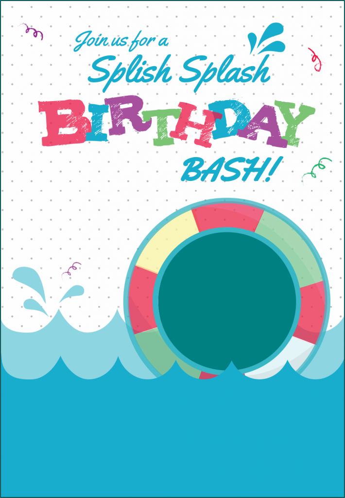 Sample of Pool Party Invitation Template 710x1024