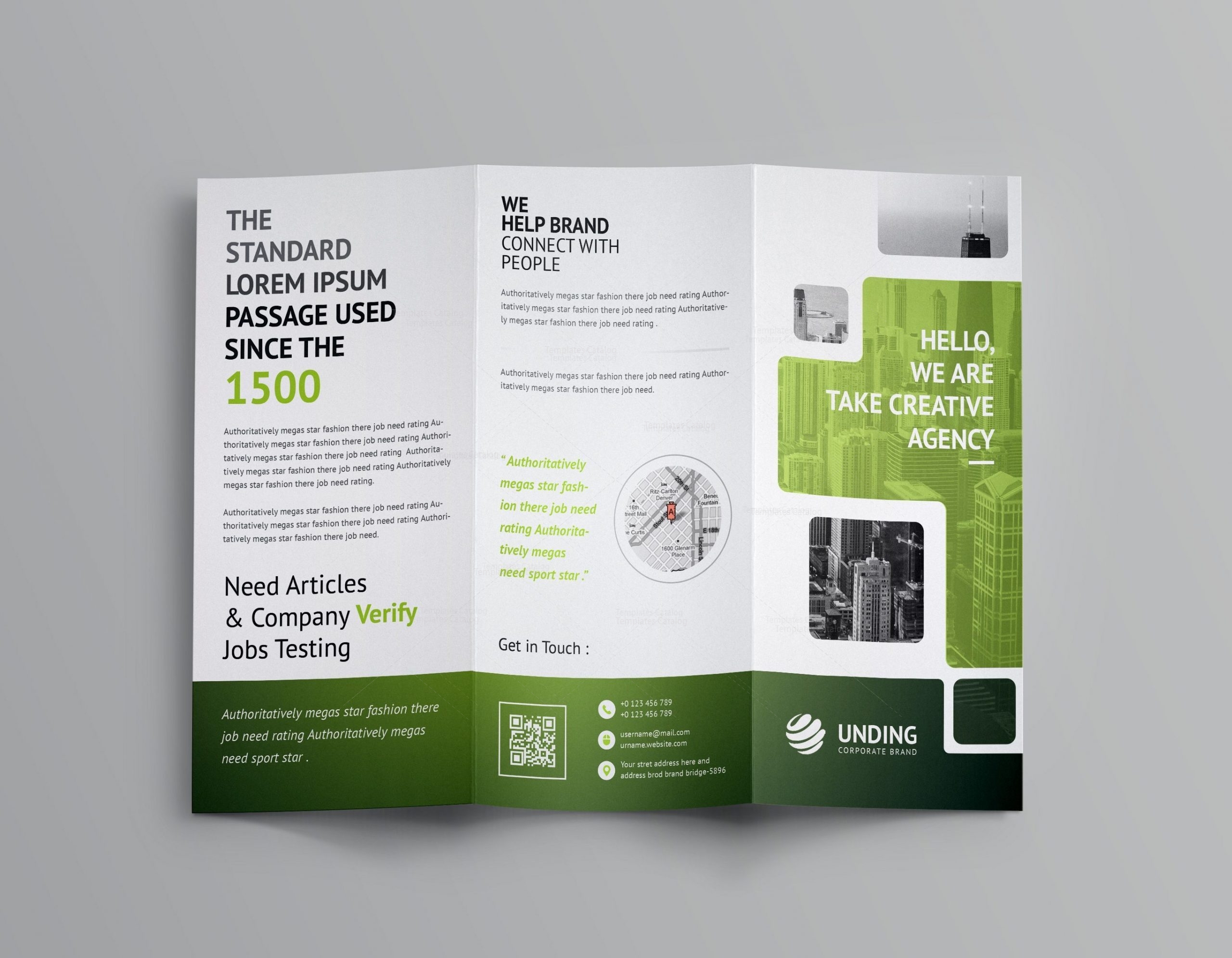 Sample of Printable Product Marketing Brochure Template