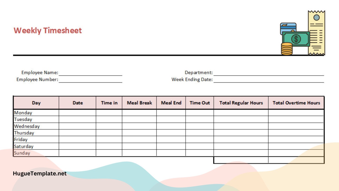 Weekly Timesheet Template